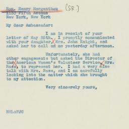 Letter: 1941 June 7