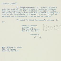 Letter: 1941 April 7