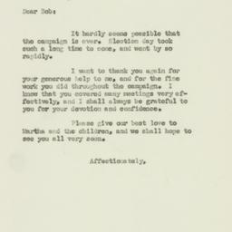Letter: 1950 November 20