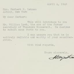 Letter: 1940 April 4