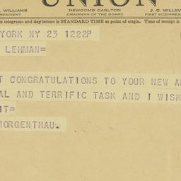 Telegram: 1942 November 23