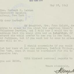 Letter: 1941 May 28