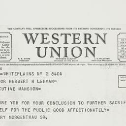 Telegram: 1935 July 2