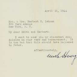 Letter: 1944 April 12
