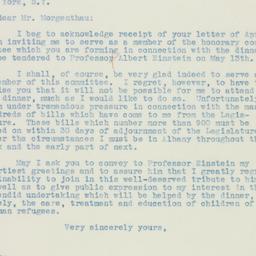 Letter: 1935 May 6
