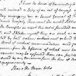 [Document, 1785 December 03]
