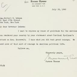 Letter: 1949 July 28