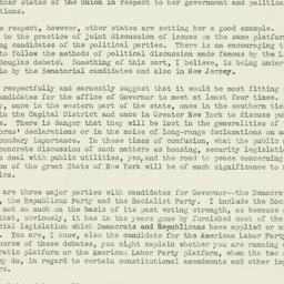 Letter: 1938 October 8