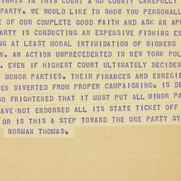 Telegram: 1946 September 30