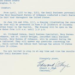 Letter: 1953 June 5