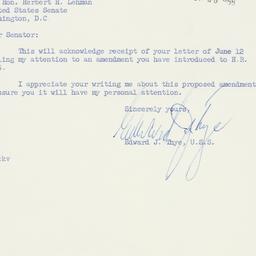 Letter: 1956 June 19