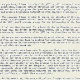 Letter: 1950 July 17