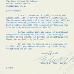 Letter: 1954 February 22