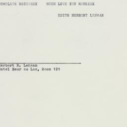 Telegram: 1958 September 4