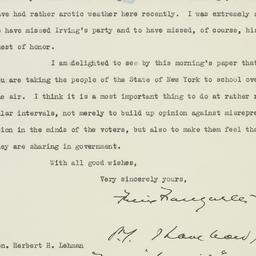Letter: 1935 May 6