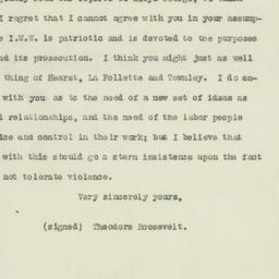 Letter: 1918 January 18