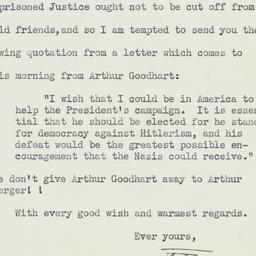 Letter: 1940 October 4