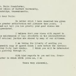Letter: 1938 October 8
