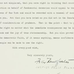 Letter: 1950 November 8