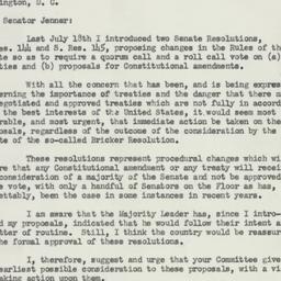 Letter: 1954 January 11