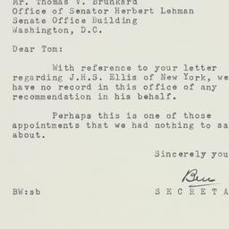 Letter: 1954 January 20