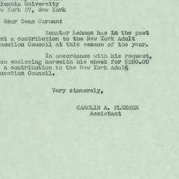 Letter: 1950 December 12