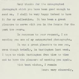 Letter: 1957 January 15