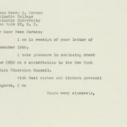 Letter: 1949 December 24