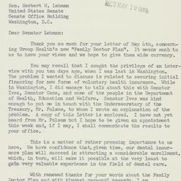 Letter: 1955 May 9
