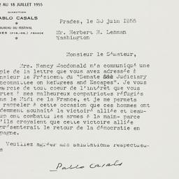 Letter: 1955 June 30