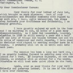 Letter: 1955 July 11