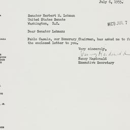 Letter: 1955 July 6