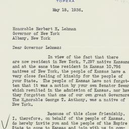 Letter: 1936 May 18