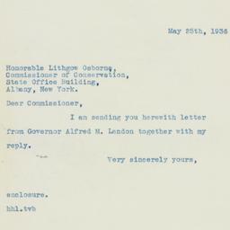 Letter: 1936 May 25