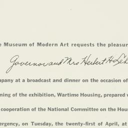 Invitation: n.d.