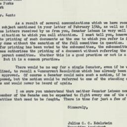 Letter: 1956 February 23
