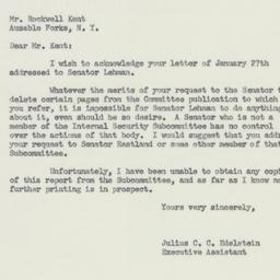 Letter: 1956 February 2