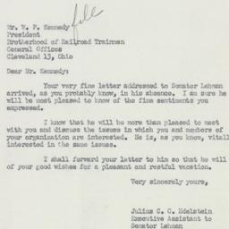 Letter: 1951 November 8