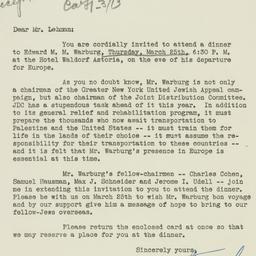 Letter: 1948 March 10