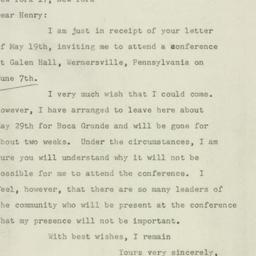 Letter: 1947 May 22