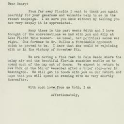 Letter: 1949 November 25