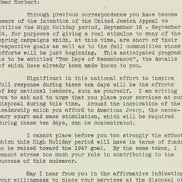 Letter: 1947 August 11