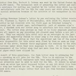 Memorandum: 1947 February 26