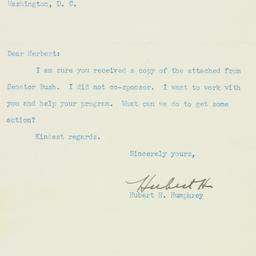 Letter: 1956 March 12