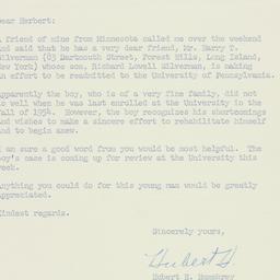 Letter: 1956 May 29