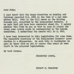 Letter: 1955 May 27