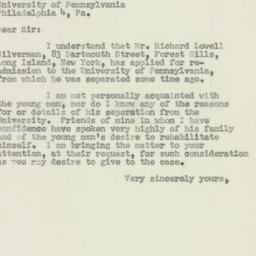 Letter: 1956 June 4