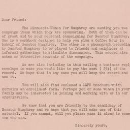 Letter: 1954 October 14