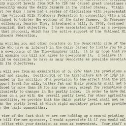 Letter: 1954 February 23