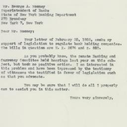 Letter: 1955 March 2